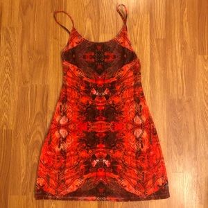 LIBERATED HEART Velvet Mini Dress